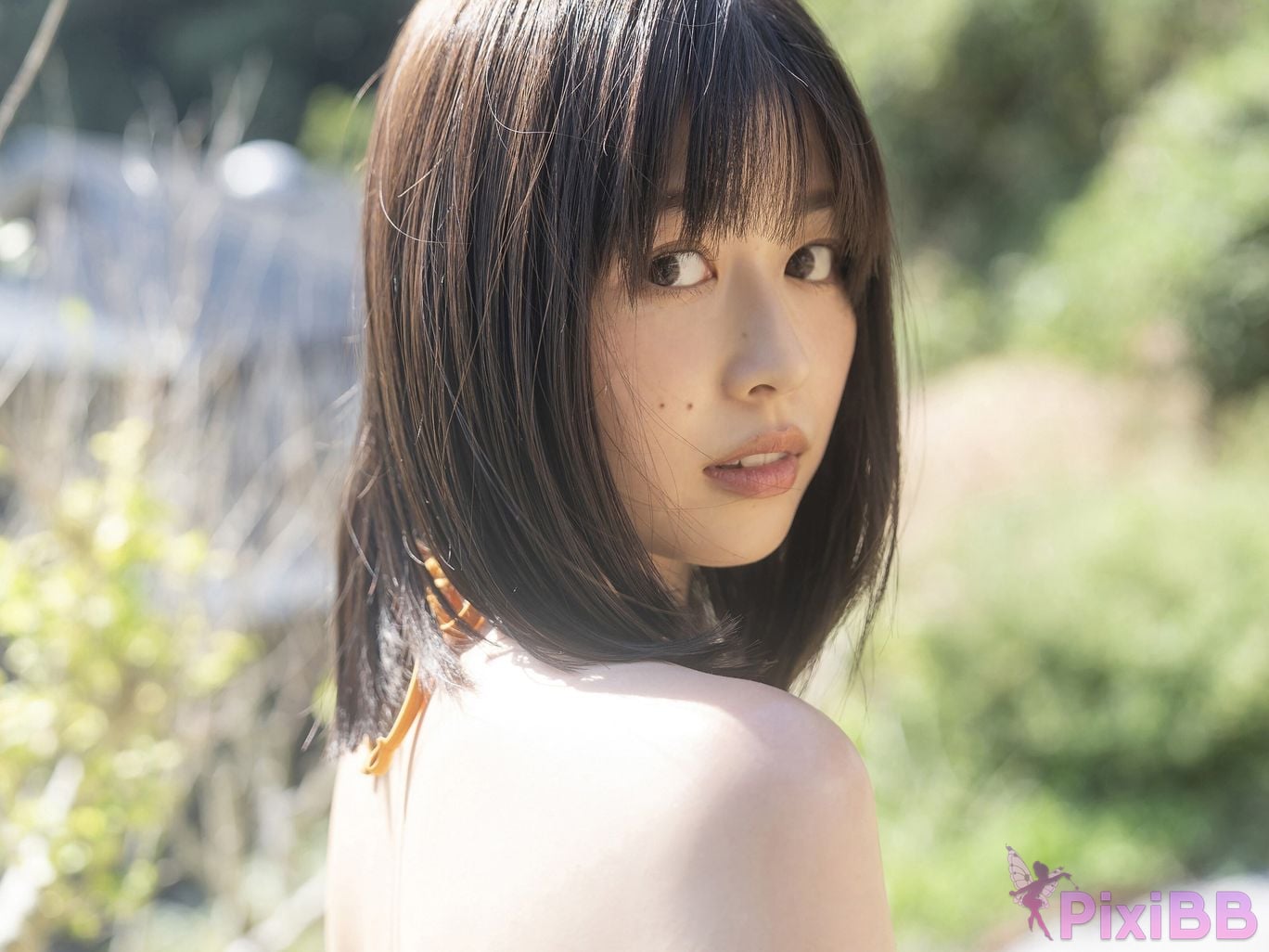 Japanese Idol Yuzuha Saeki cartoon action digital photo collection Autumn spent with loved ones PixiBB (9)
